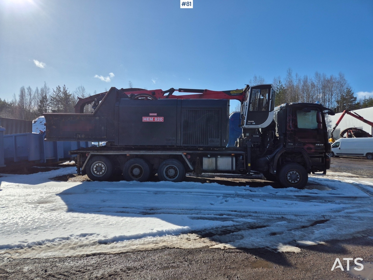 Дробилка за дървесина Jenz HEM 820 Autohakkuri sekä nostin: снимка 7