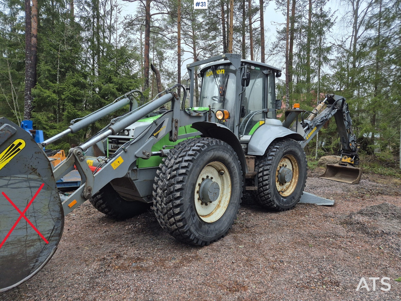 Lännen 8800E Kaivurikuormaaja - Багер-товарач: снимка 1 Lännen 8800E Kaivurikuormaaja - Багер-товарач: снимка 1