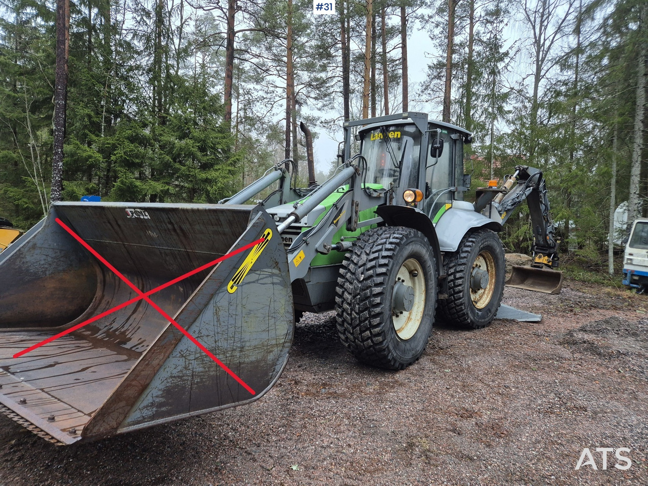 Lännen 8800E Kaivurikuormaaja - Багер-товарач: снимка 3 Lännen 8800E Kaivurikuormaaja - Багер-товарач: снимка 3