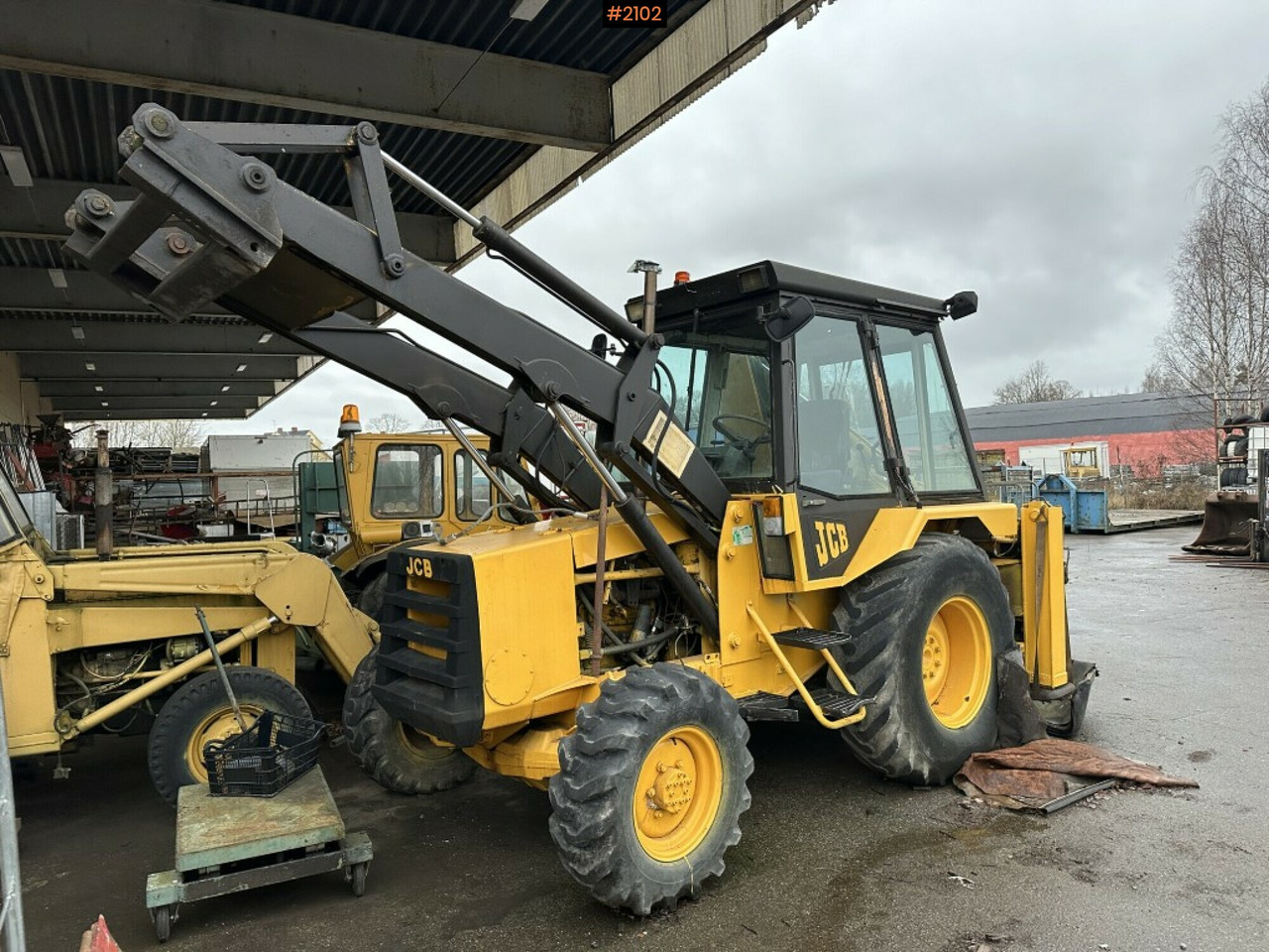 Backhoe loader JCB 3D-4 Rep. object - Трактор: снимка 1 Backhoe loader JCB 3D-4 Rep. object - Трактор: снимка 1