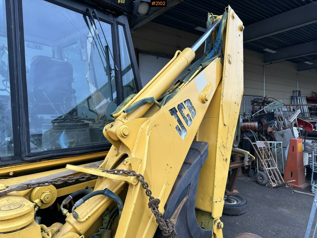 Трактор Backhoe loader JCB 3D-4 Rep. object: снимка 18
