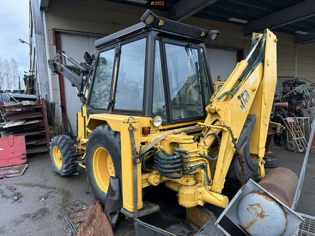 Backhoe loader JCB 3D-4 Rep. object - Трактор: снимка 3 Backhoe loader JCB 3D-4 Rep. object - Трактор: снимка 3
