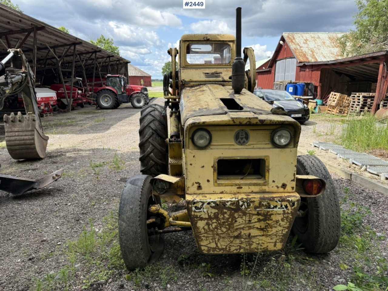 Backhoe loader Volvo BM LM 218 Repair item - Трактор: снимка 4 Backhoe loader Volvo BM LM 218 Repair item - Трактор: снимка 4