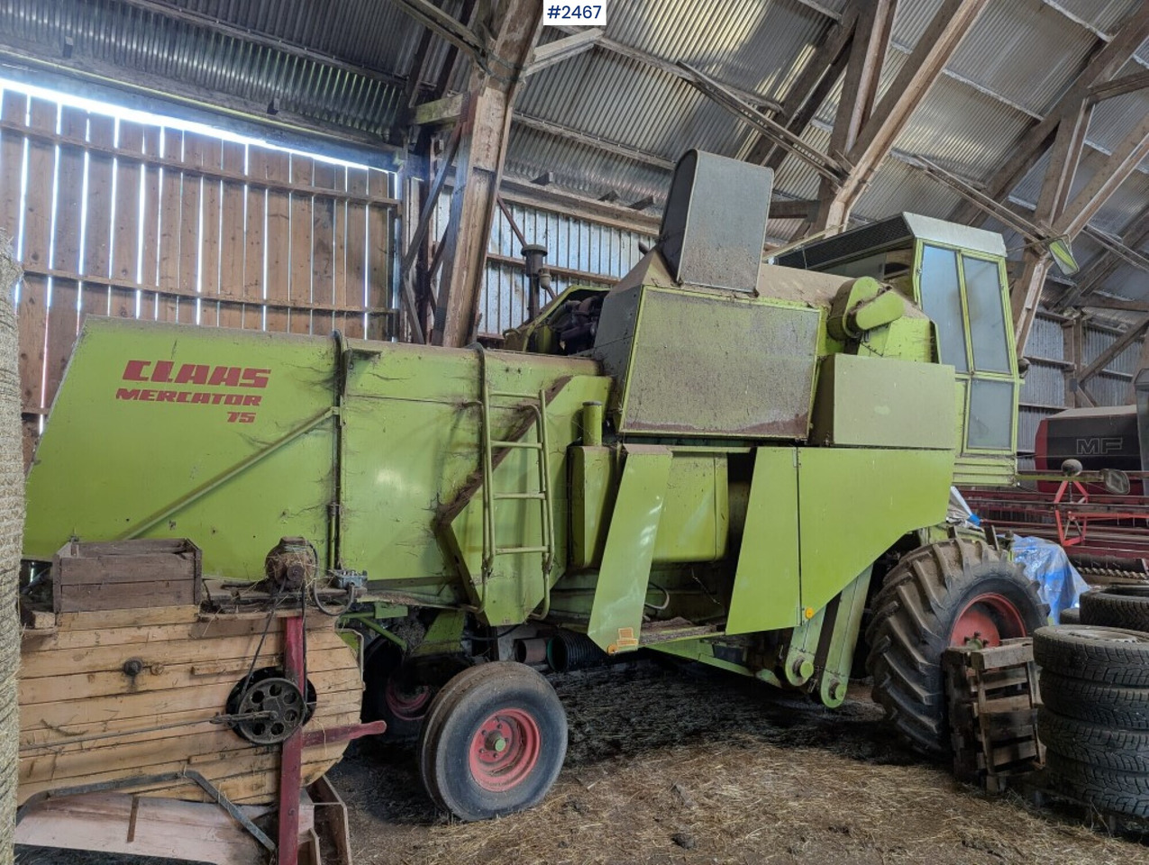 Combine Harvester - Claas Mercator 75 - Зърнокомбайн: снимка 1 Combine Harvester - Claas Mercator 75 - Зърнокомбайн: снимка 1