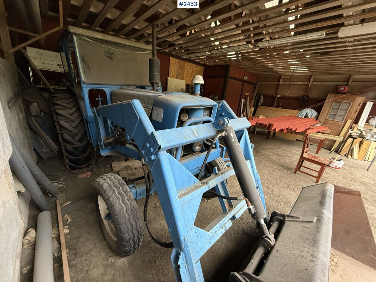 Трактор Ford Super Major 5000 with front loader Rep. object: снимка 7