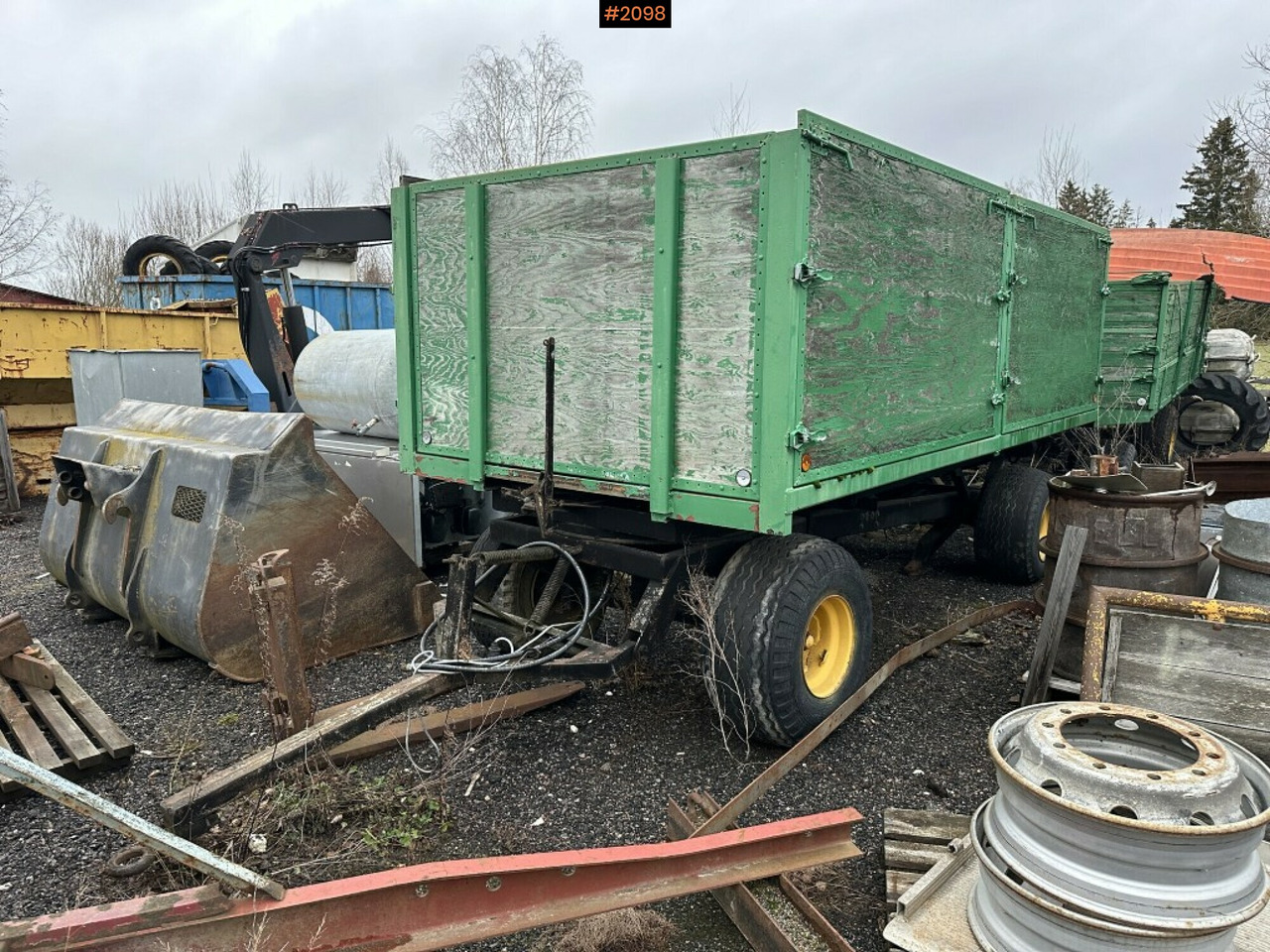 Grain wagon, tipping - Селскостопанско ремарке самосвал: снимка 1 Grain wagon, tipping - Селскостопанско ремарке самосвал: снимка 1