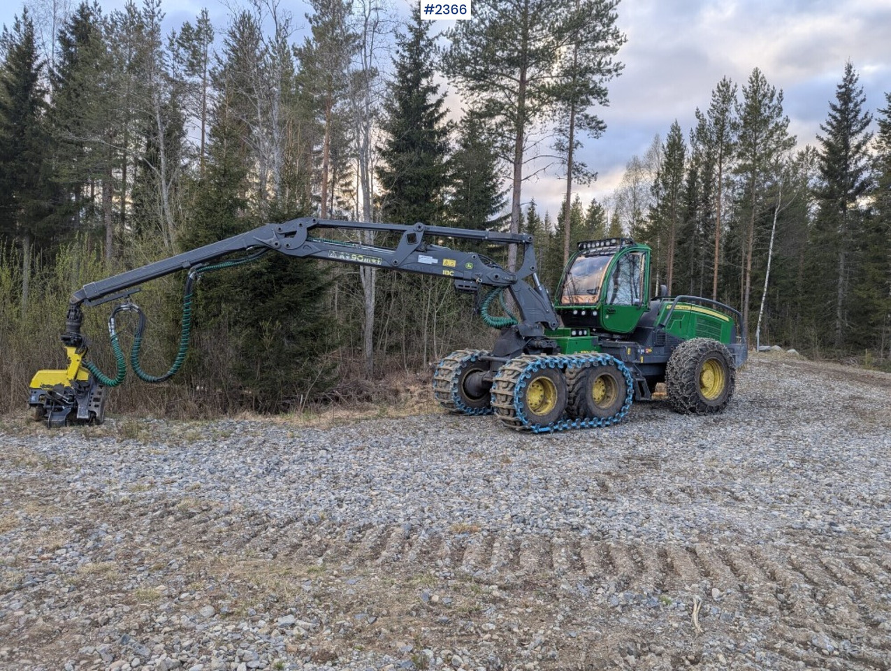Harvester John Deere 1170G - Харвестер: снимка 1 Harvester John Deere 1170G - Харвестер: снимка 1