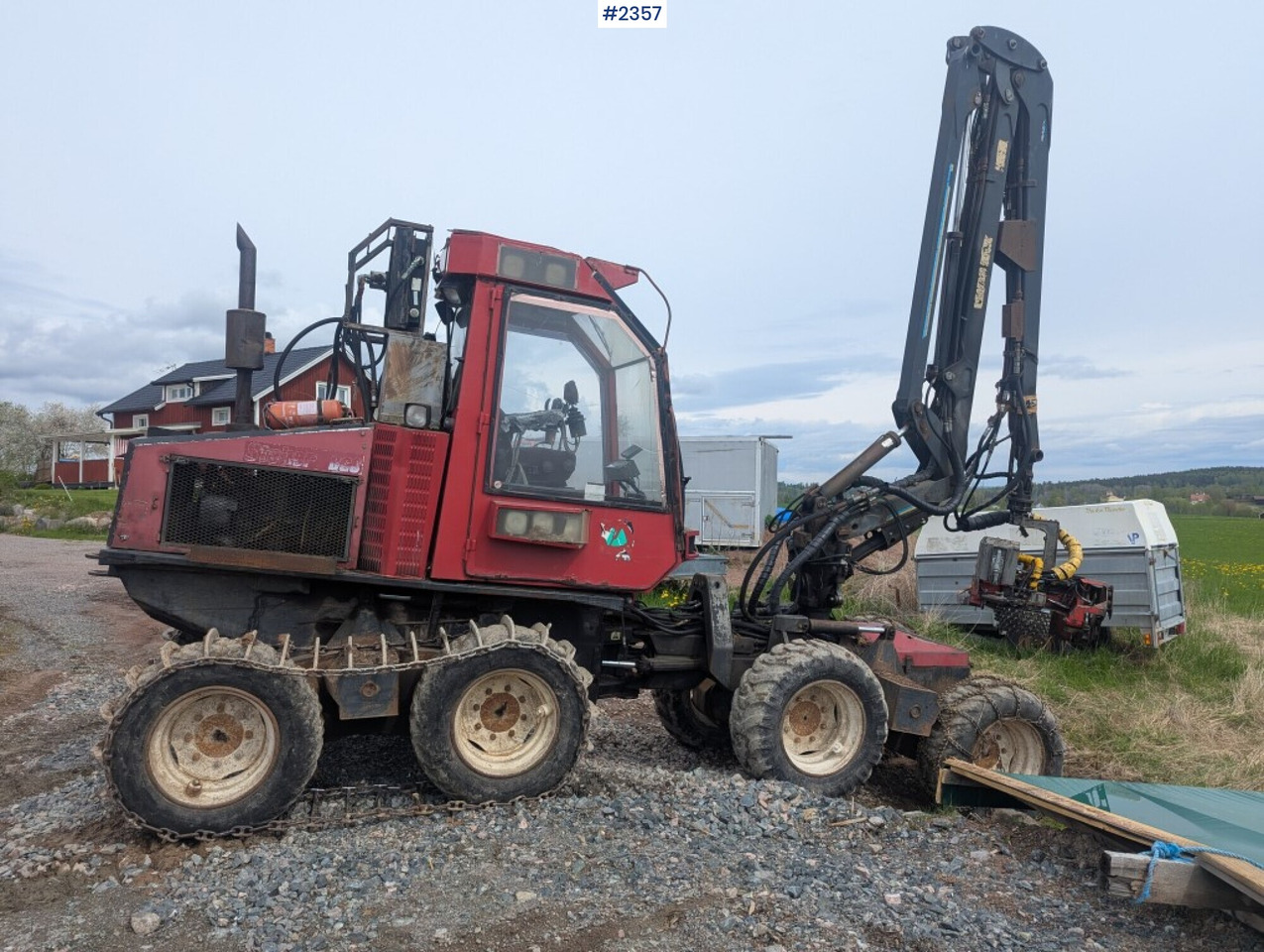 Thinning harvester, Steber BGS with Mowi crane - Комбайн: снимка 4 Thinning harvester, Steber BGS with Mowi crane - Комбайн: снимка 4