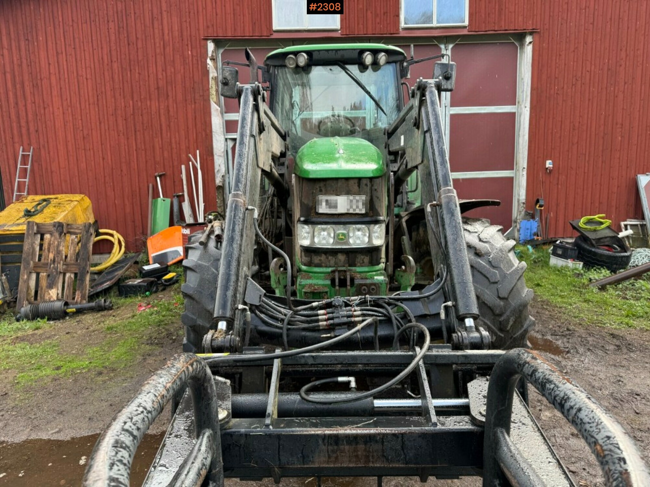 Трактор tractor John Deere 6930 Premium with front loader (see video): снимка 7