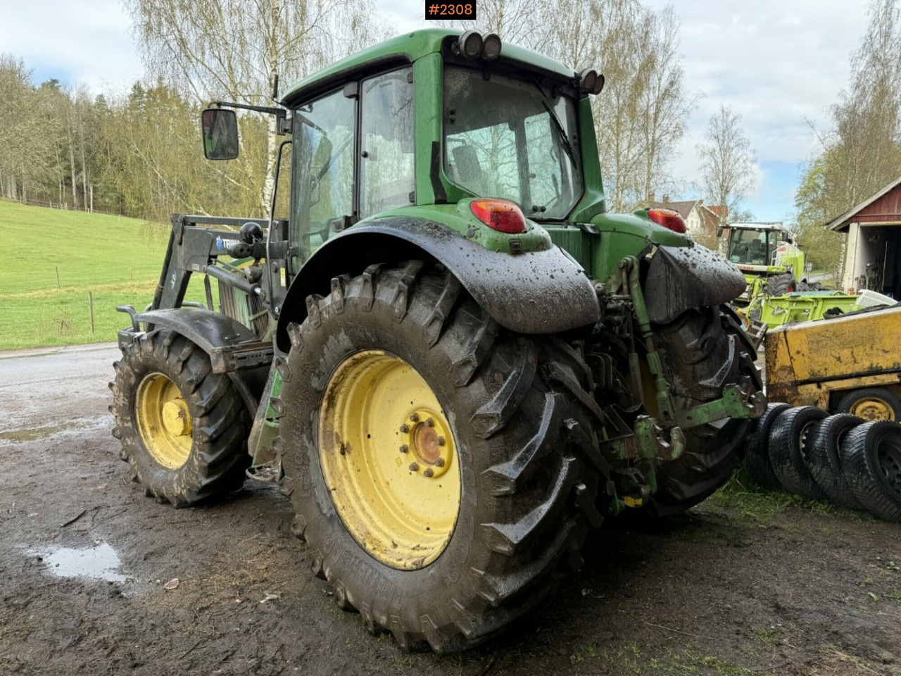 Трактор tractor John Deere 6930 Premium with front loader (see video): снимка 6