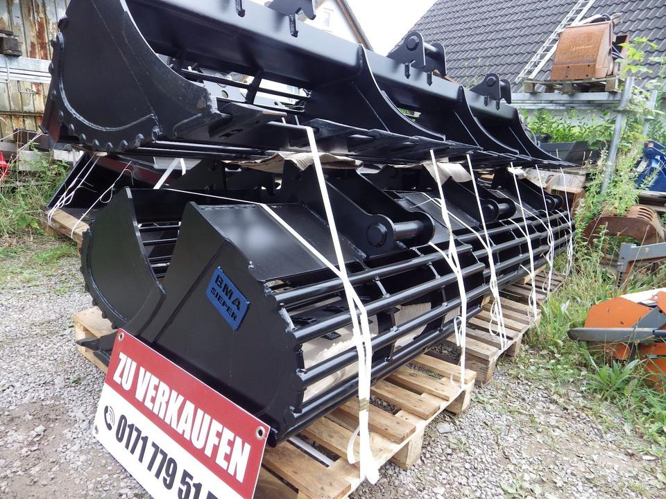 Gitterlöffel Skelettlöffel Sieblöffel MS03 Sym - Кофа за сортиране за Багер: снимка 2 Gitterlöffel Skelettlöffel Sieblöffel MS03 Sym - Кофа за сортиране за Багер: снимка 2