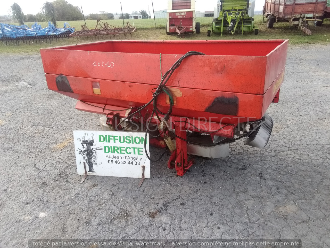 AGRAM DISTRIBUTEUR D'ENGRAIS JET SPREAD 281 - Тороразпръсквачка: снимка 1 AGRAM DISTRIBUTEUR D'ENGRAIS JET SPREAD 281 - Тороразпръсквачка: снимка 1