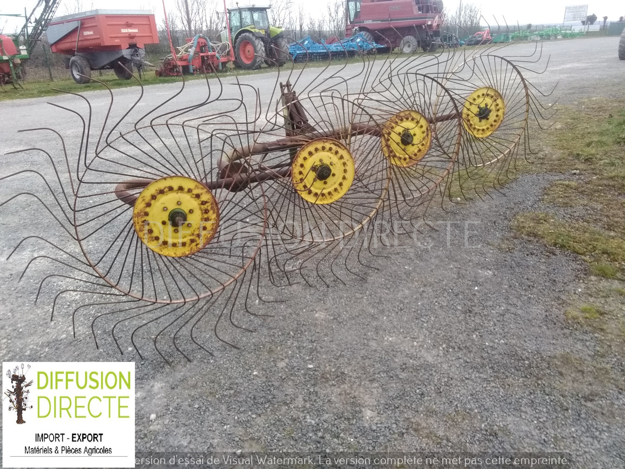 JOHN DEERE ANDAINEUR P 140 - Гребло/ Сенообръщачка: снимка 1 JOHN DEERE ANDAINEUR P 140 - Гребло/ Сенообръщачка: снимка 1