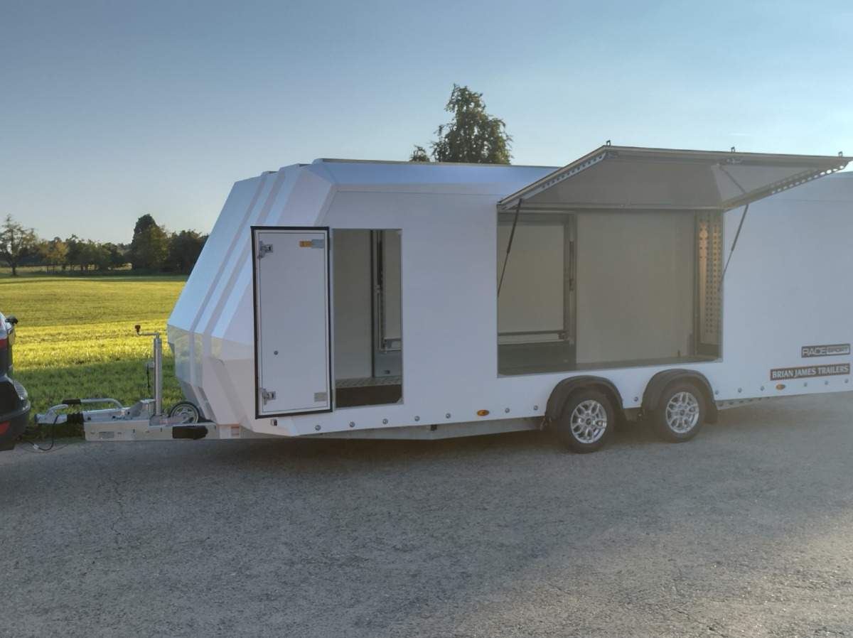 BRIAN JAMES TRAILERS RaceSport 340-5510 - Автовоз ремарке: снимка 1 BRIAN JAMES TRAILERS RaceSport 340-5510 - Автовоз ремарке: снимка 1
