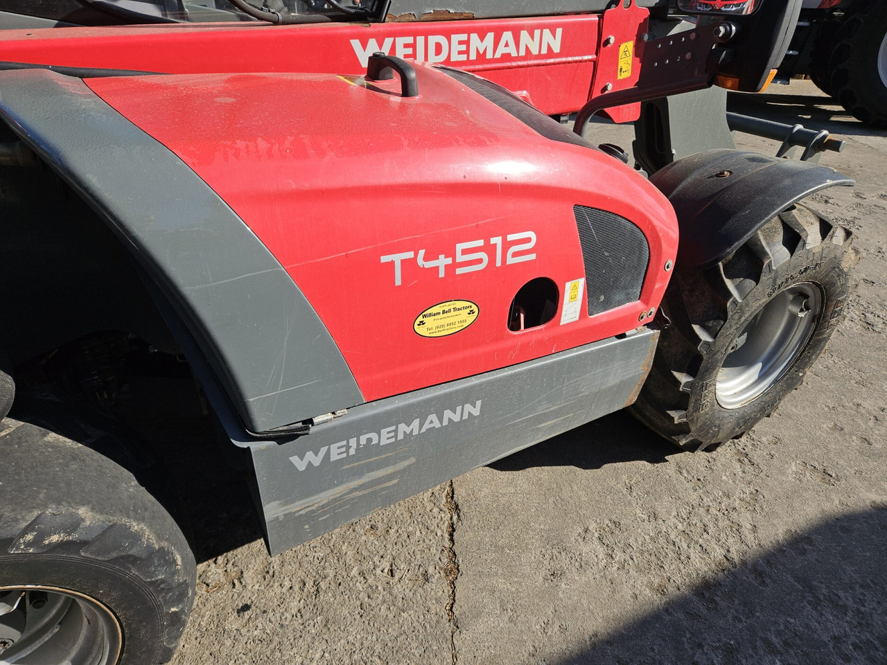 2019 Weidemann 4512 Telehandler - Телескопичен товарач: снимка 4 2019 Weidemann 4512 Telehandler - Телескопичен товарач: снимка 4