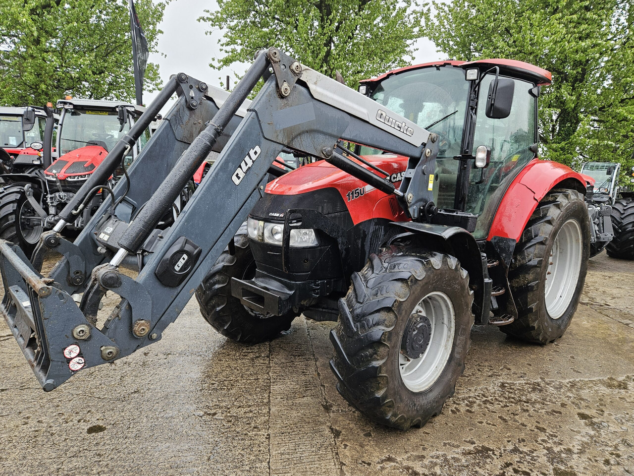 Case 115U, 2014 with Quicke Loader - Трактор: снимка 2 Case 115U, 2014 with Quicke Loader - Трактор: снимка 2