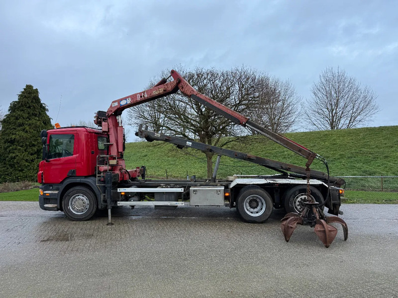 Scania P270 Kabelsysteem HMF Kraan Low KM NL TRUCK 6X2 - Камион с кран: снимка 2 Scania P270 Kabelsysteem HMF Kraan Low KM NL TRUCK 6X2 - Камион с кран: снимка 2