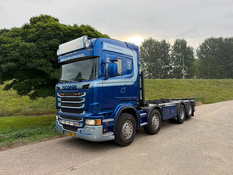 Scania R490 8X2 Manual EUR 6 Retarder TOP Truck - Контейнеровоз/ Сменна каросерия камион: снимка 1 Scania R490 8X2 Manual EUR 6 Retarder TOP Truck - Контейнеровоз/ Сменна каросерия камион: снимка 1