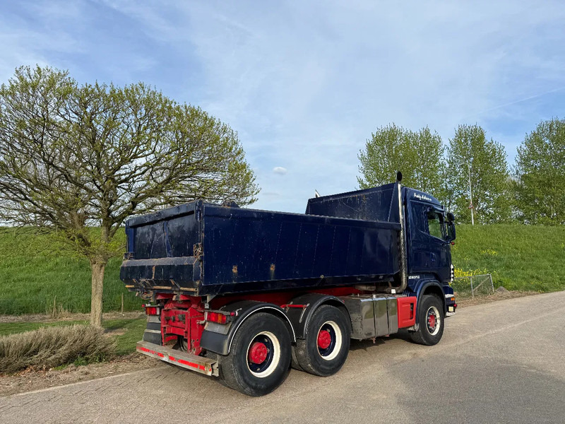 Самосвал камион Scania R580 Kipper 6X4 Manual Full steel Retarder: снимка 8