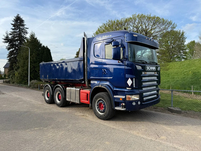 Самосвал камион Scania R580 Kipper 6X4 Manual Full steel Retarder: снимка 7
