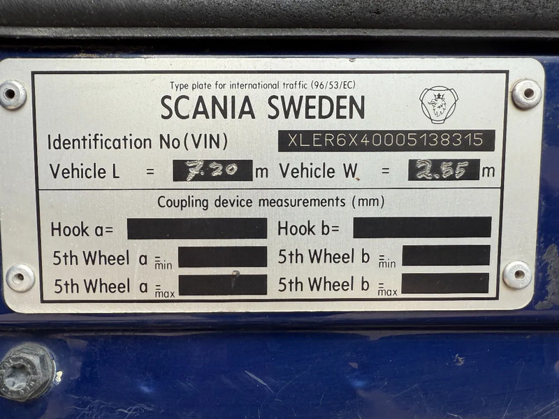 Самосвал камион Scania R580 Kipper 6X4 Manual Full steel Retarder: снимка 12