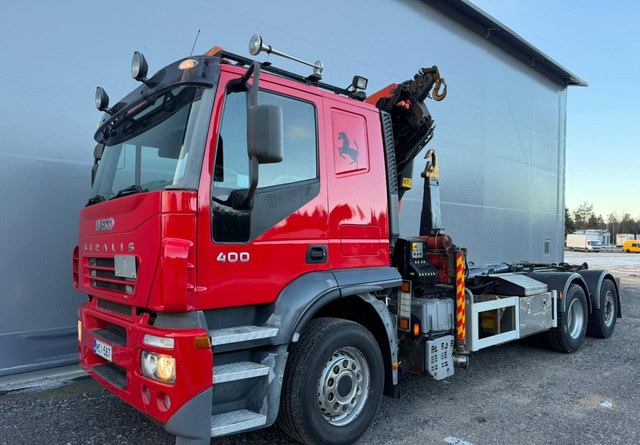 IvecoStralis 400 6x2 Palfinger - Мултилифт с кука камион, Камион с кран: снимка 1 IvecoStralis 400 6x2 Palfinger - Мултилифт с кука камион, Камион с кран: снимка 1