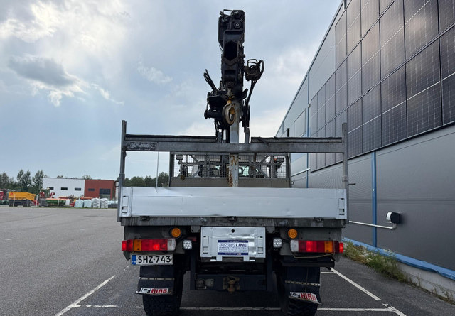 Mercedes-BenzUnimog U5000 + Hiab 099 E-4 - Бордови камион, Камион с кран: снимка 4 Mercedes-BenzUnimog U5000 + Hiab 099 E-4 - Бордови камион, Камион с кран: снимка 4