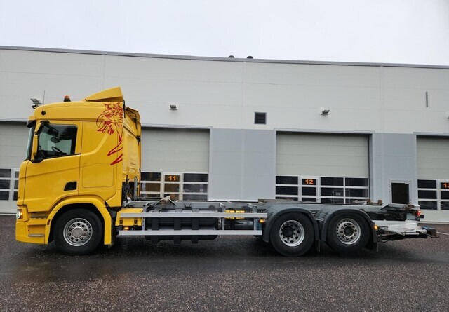 ScaniaR410 CNG / CBG 6x2 - Контейнеровоз/ Сменна каросерия камион: снимка 2 ScaniaR410 CNG / CBG 6x2 - Контейнеровоз/ Сменна каросерия камион: снимка 2