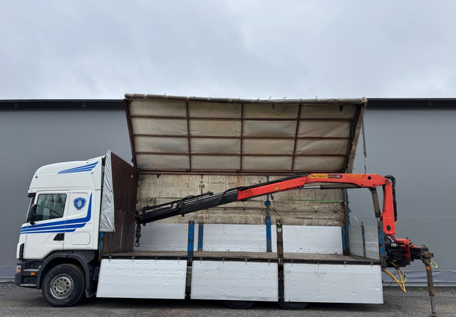 ScaniaScania 144G 6x2 - Камион фургон, Камион с кран: снимка 1 ScaniaScania 144G 6x2 - Камион фургон, Камион с кран: снимка 1