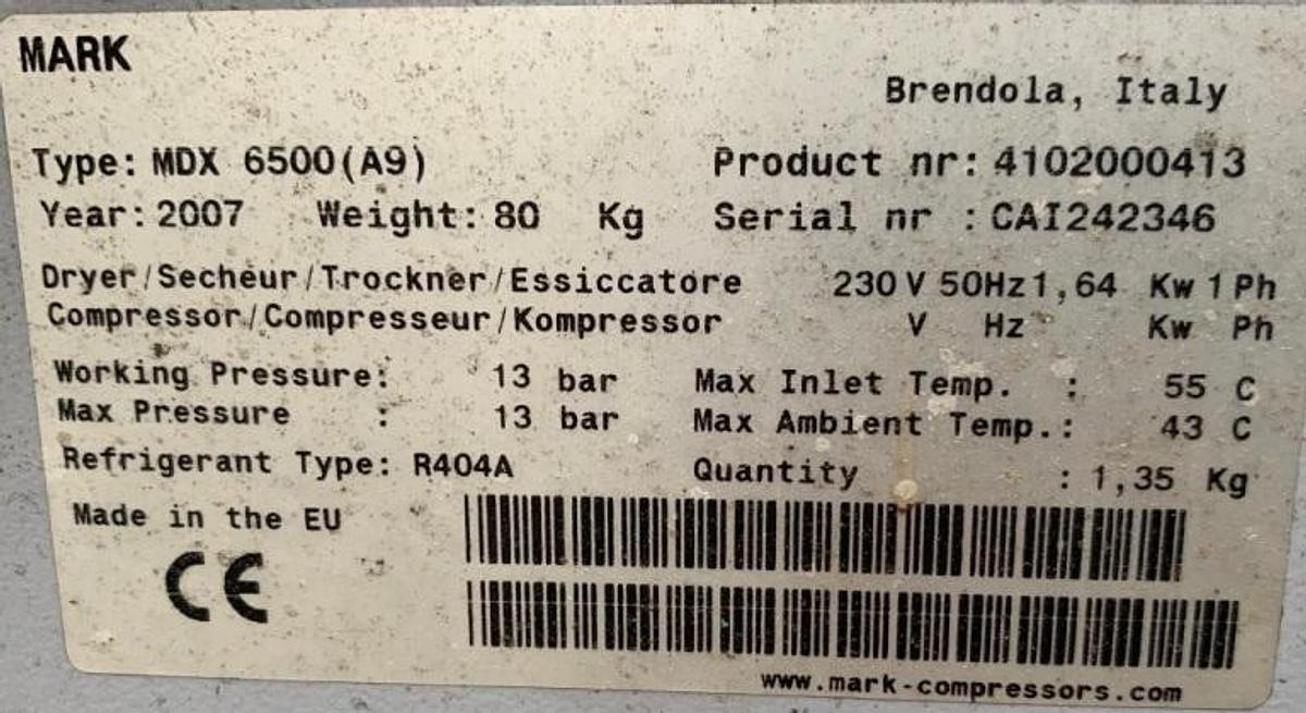 Лизинг на  Kältetrockner Kältetrockner: снимка 6