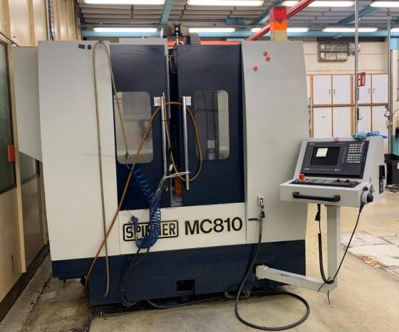 SPINNER MC810 - CNC-Bearbeitungszentren - vertikal - Обработващ център: снимка 1 SPINNER MC810 - CNC-Bearbeitungszentren - vertikal - Обработващ център: снимка 1