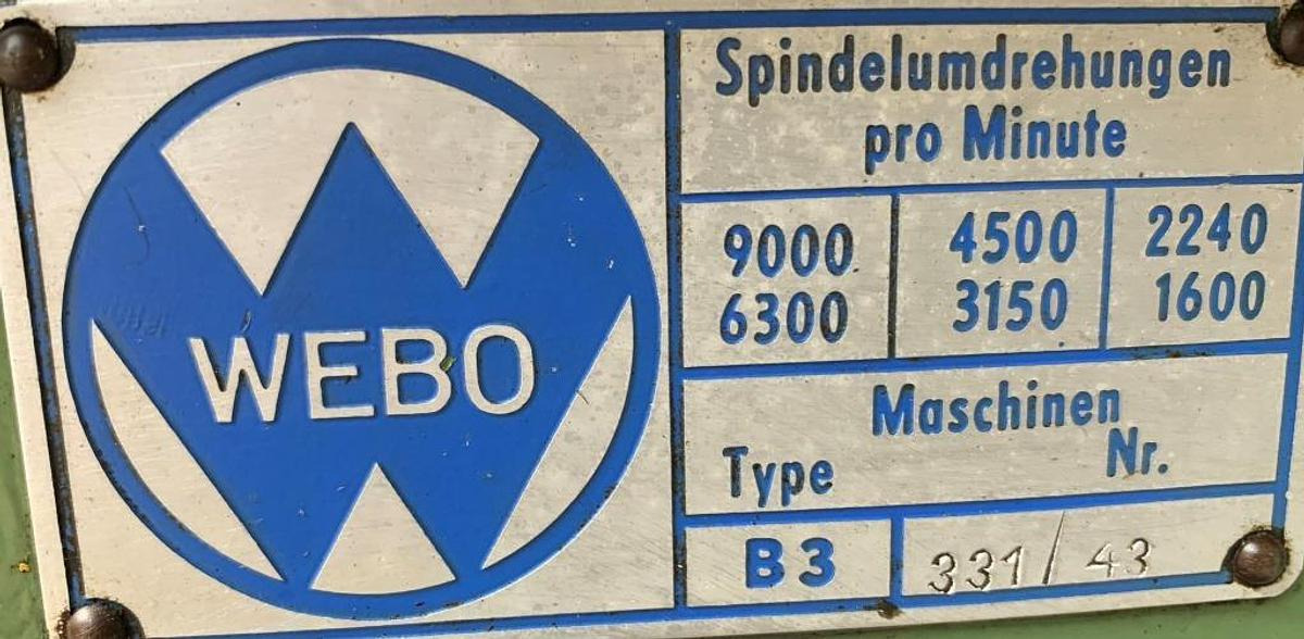 Tischbohrmaschine WEBO - Настолна бормашина: снимка 2 Tischbohrmaschine WEBO - Настолна бормашина: снимка 2