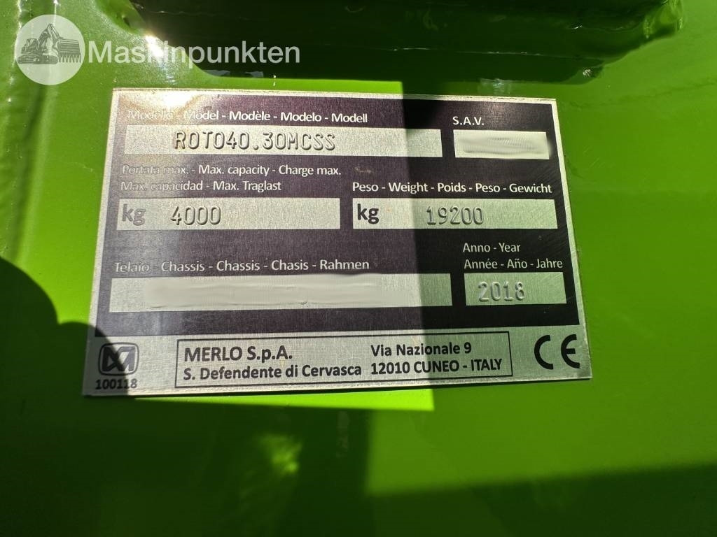Телескопичен товарач Merlo Roto40.30 MCSS: снимка 10