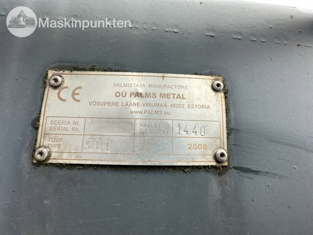 Селскостопанско ремарке самосвал Palmse Trailer 700 Tippvagn: снимка 10