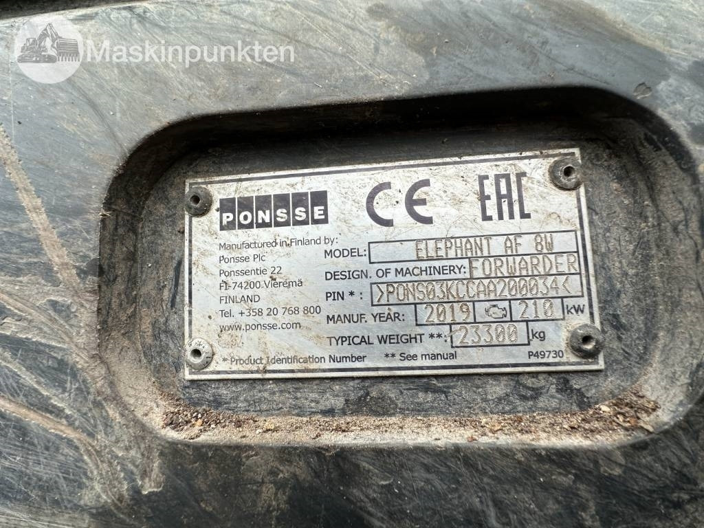 Форвардер Ponsse Elephant King: снимка 10 Форвардер Ponsse Elephant King: снимка 10