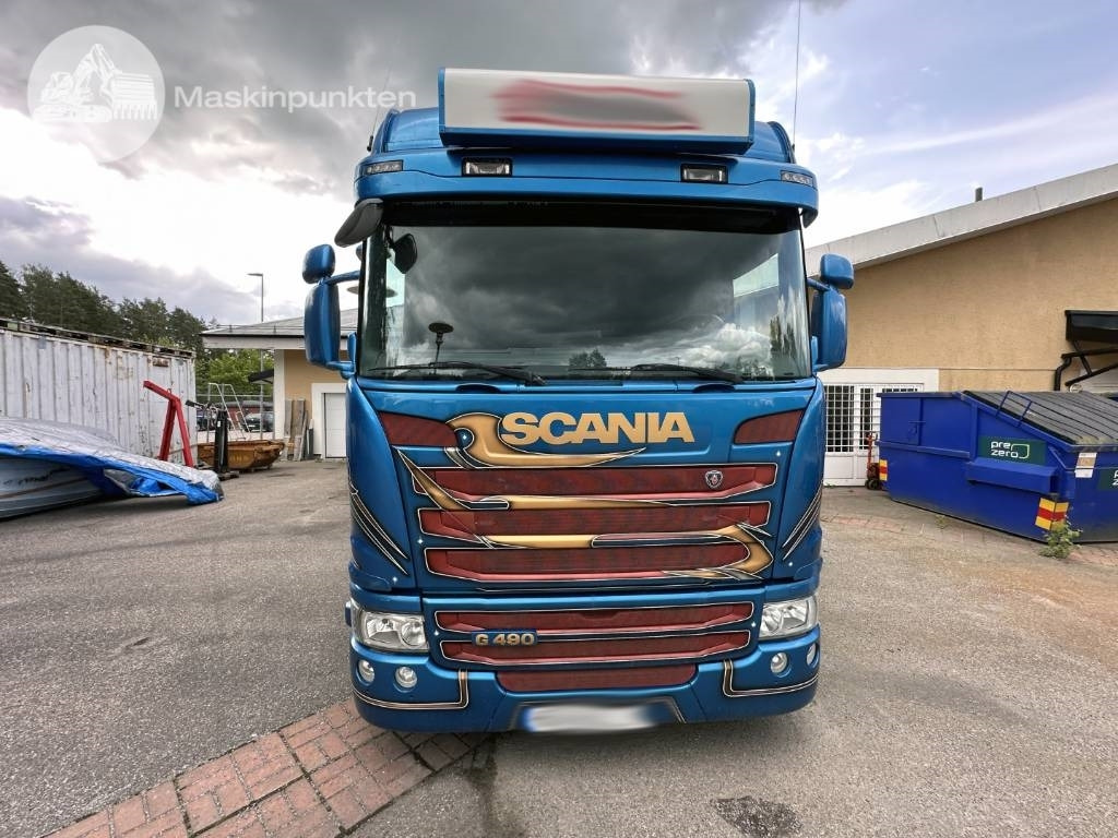 Scania G 490 - Камион с кран: снимка 2 Scania G 490 - Камион с кран: снимка 2