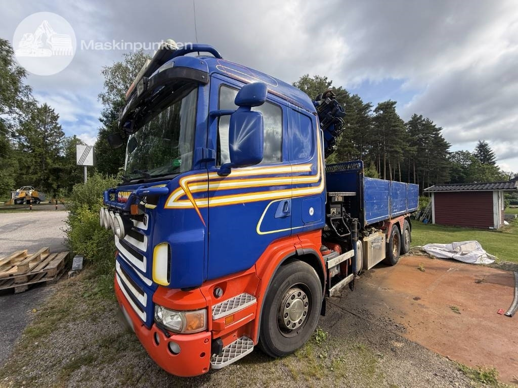 Scania R 420 LB - Камион с кран: снимка 1 Scania R 420 LB - Камион с кран: снимка 1