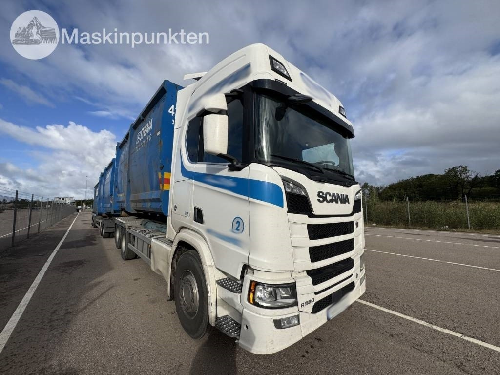 Scania R 580 EKIPAGE - Мултилифт с кука камион: снимка 4 Scania R 580 EKIPAGE - Мултилифт с кука камион: снимка 4