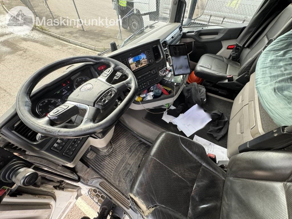 Мултилифт с кука камион Scania R 580 EKIPAGE: снимка 32