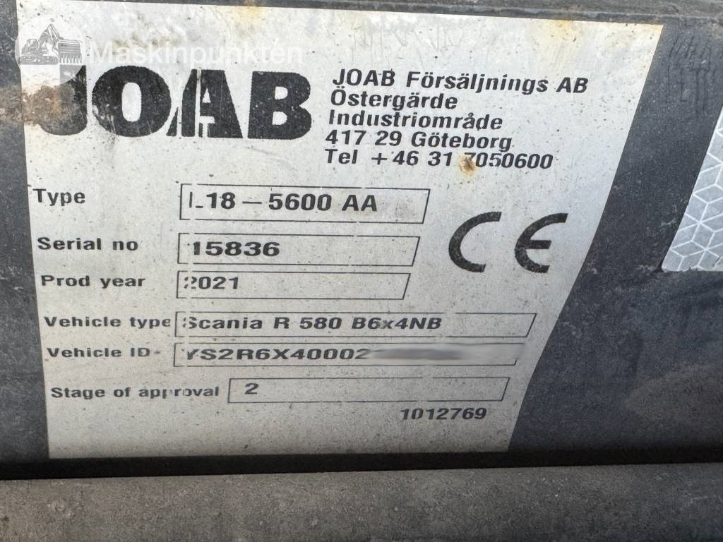 Мултилифт с кука камион Scania R 580 EKIPAGE: снимка 44