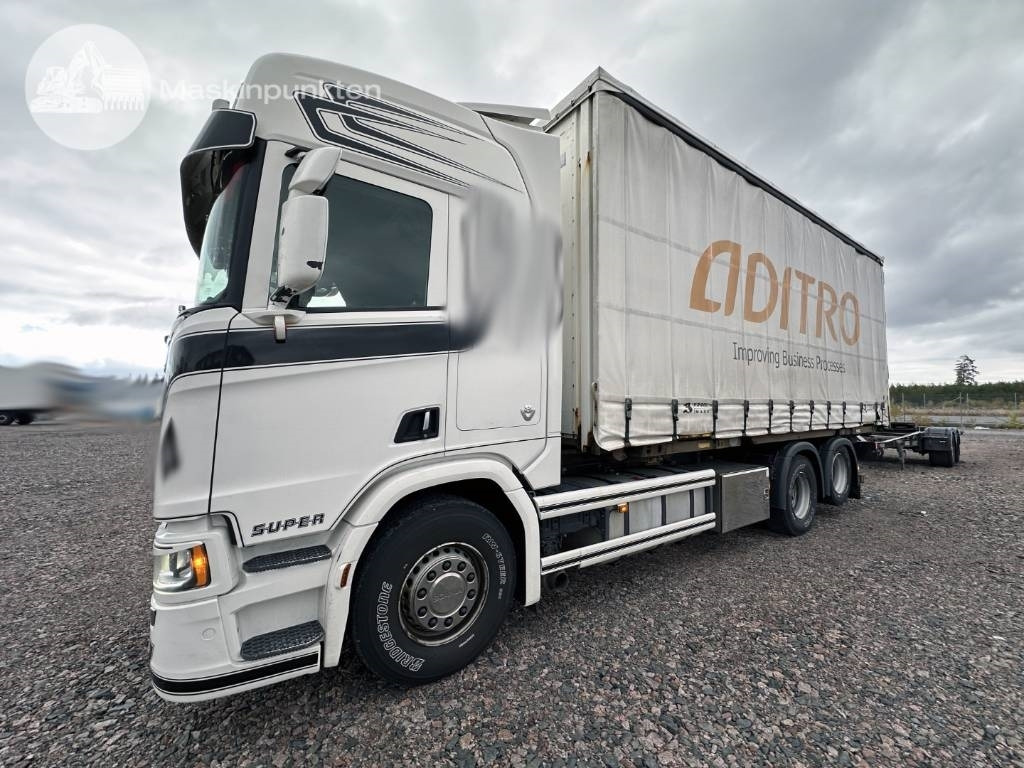 Scania R 580 - Контейнеровоз/ Сменна каросерия камион: снимка 2 Scania R 580 - Контейнеровоз/ Сменна каросерия камион: снимка 2