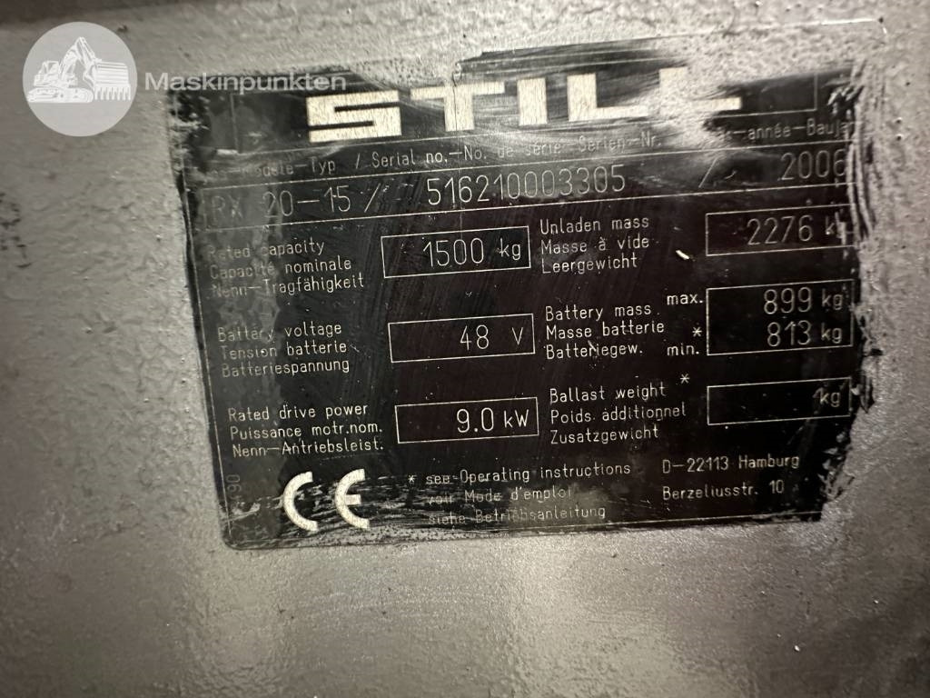 Лизинг на Still RX20-15  Still RX20-15: снимка 18