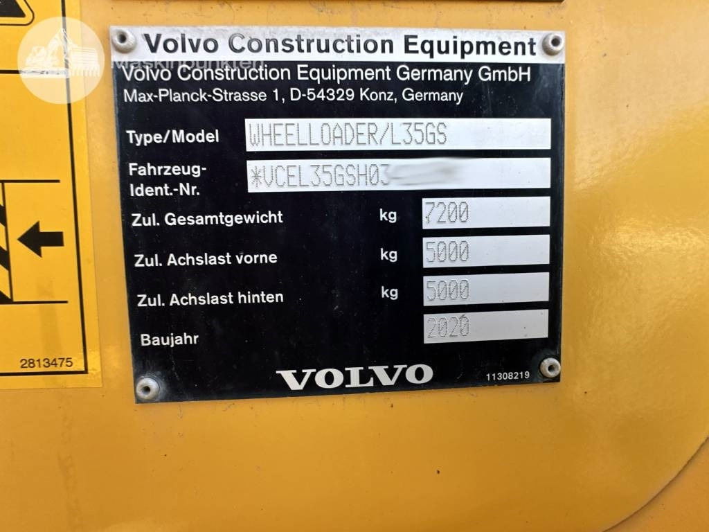 Колесен товарач Volvo L 35 G: снимка 15