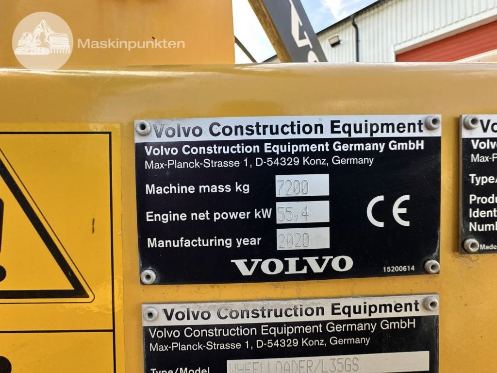 Колесен товарач Volvo L 35 G: снимка 17