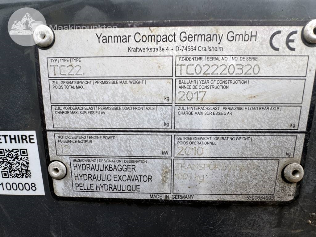 Лизинг на Yanmar TC 22 Yanmar TC 22: снимка 8 Лизинг на Yanmar TC 22 Yanmar TC 22: снимка 8