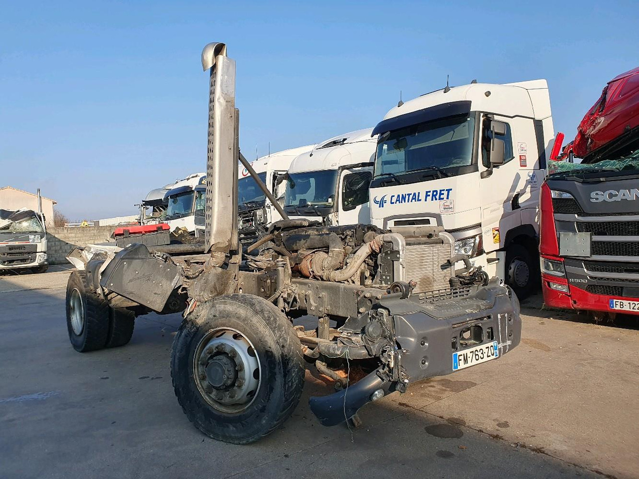 RENAULT D CITERNE HIGH KP 4X4 250 EUR6 - Рама/ Шаси за Камион: снимка 1 RENAULT D CITERNE HIGH KP 4X4 250 EUR6 - Рама/ Шаси за Камион: снимка 1