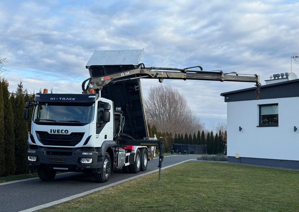 Iveco TRAKKER 450 6X4 PODWÓJNA HYDRO-BURTA HIAB 104 - Самосвал камион: снимка 1 Iveco TRAKKER 450 6X4 PODWÓJNA HYDRO-BURTA HIAB 104 - Самосвал камион: снимка 1