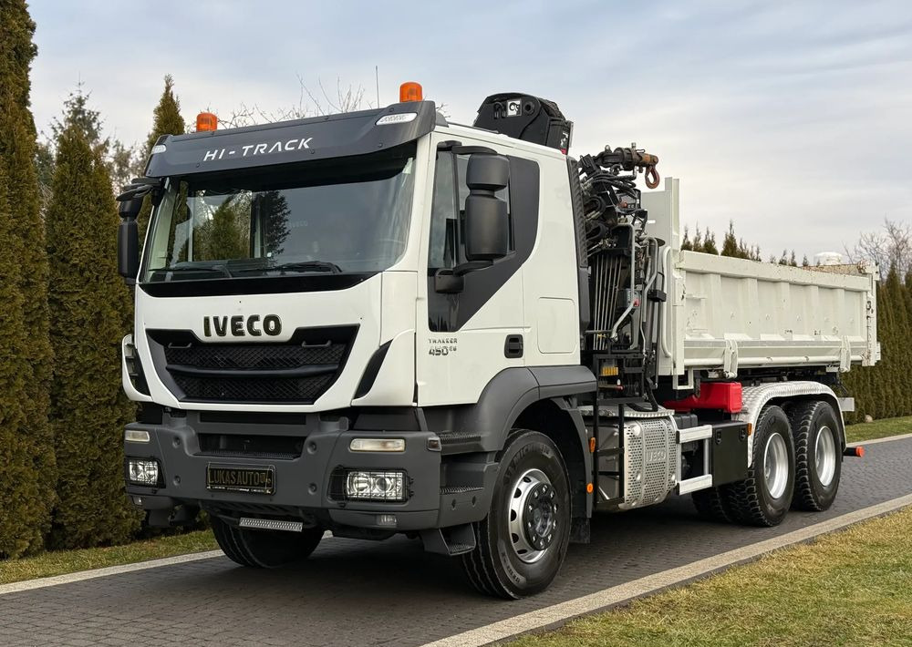 Iveco TRAKKER 450 6X4 PODWÓJNA HYDRO-BURTA HIAB 104 - Камион с кран, Самосвал камион: снимка 5 Iveco TRAKKER 450 6X4 PODWÓJNA HYDRO-BURTA HIAB 104 - Камион с кран, Самосвал камион: снимка 5