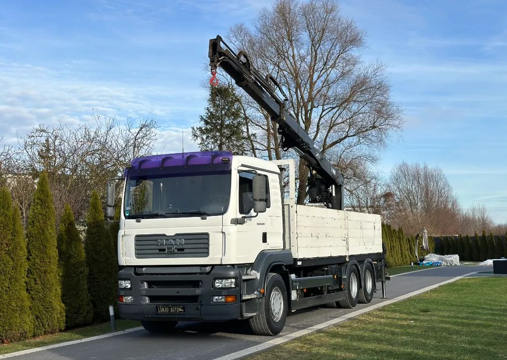 MAN TGA 24.410 6x4 HIAB MANUAL - Бордови камион, Камион с кран: снимка 1 MAN TGA 24.410 6x4 HIAB MANUAL - Бордови камион, Камион с кран: снимка 1