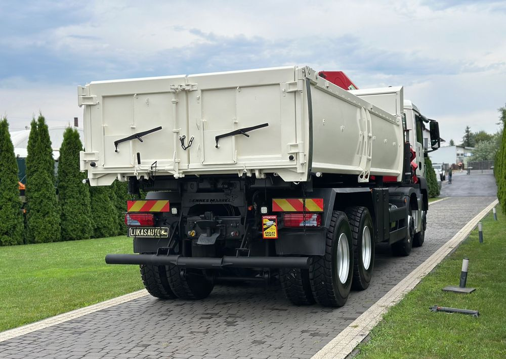 Самосвал камион MAN TGS 440 / 8x4 / HMF 1530 / HYDROBURTA: снимка 8